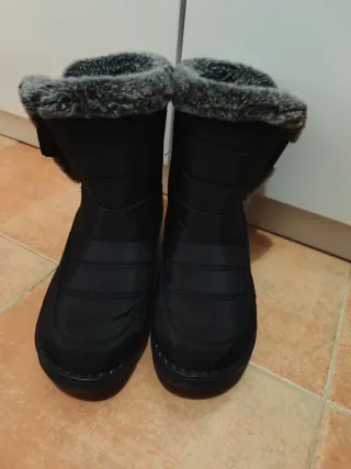 Botas de nieve negras Talla 42 equivale 40