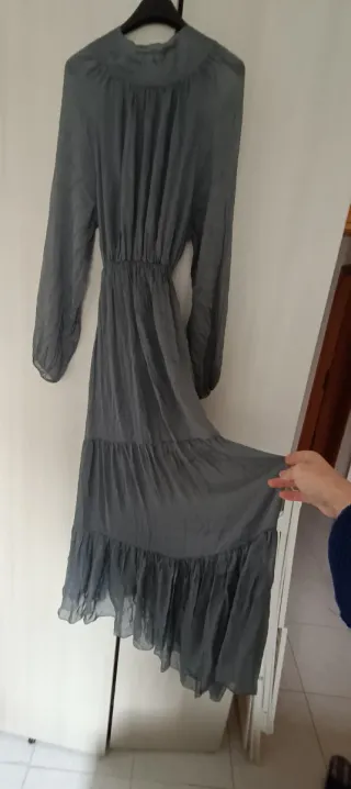Vestito lungo seta Dixie taglia M