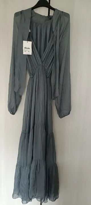 Vestito lungo seta Dixie taglia M