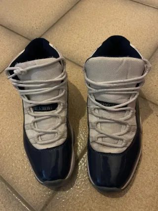 Scarpe Jordan 11 Blu e Bianche