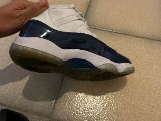 Scarpe Jordan 11 Blu e Bianche