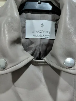 Cazadora Stradivarius Gris Talla S