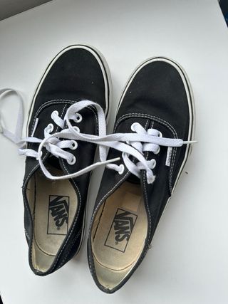 Zapatillas Vans Negras Mujer Talla 38