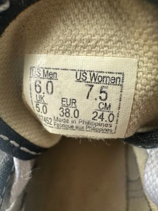 Zapatillas Vans Negras Mujer Talla 38