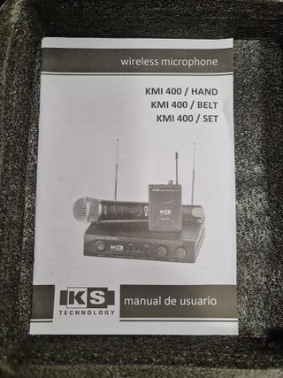 Set Micrófonos Inalámbricos IKS KMI 400