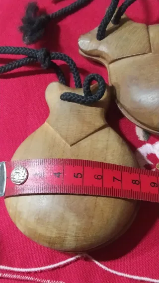 Castañuelas de madera maciza
