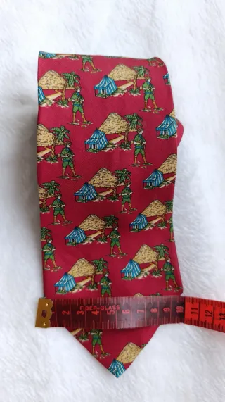 Corbata Salvatore Ferragamo Seda Roja