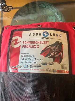 Set Snorkel Aqua Lung Proflex X