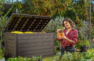 Keter Ontario - Arcón exterior, Baúl almacenaje, C