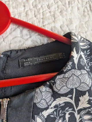 Vestido-mono Zara estampado floral cremallera