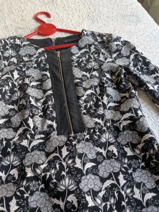 Vestido-mono Zara estampado floral cremallera