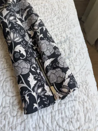 Vestido-mono Zara estampado floral cremallera