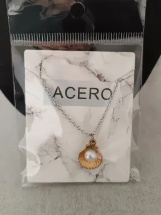 Colgante concha y perla