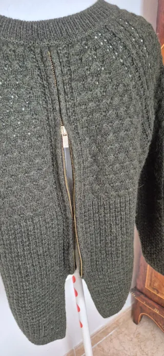 Jersey Massimo Dutti Verde Oliva