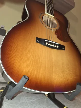 Guitarra Acústica Cort Gold 08 Light Burst + funda