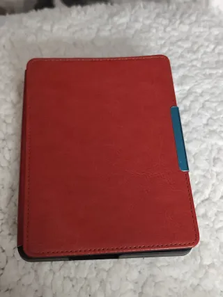 Funda cuero E-Reader Kindle roja