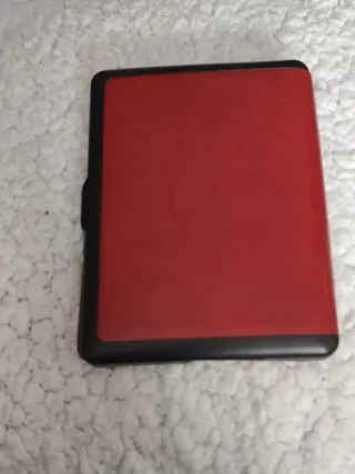 Funda cuero E-Reader Kindle roja