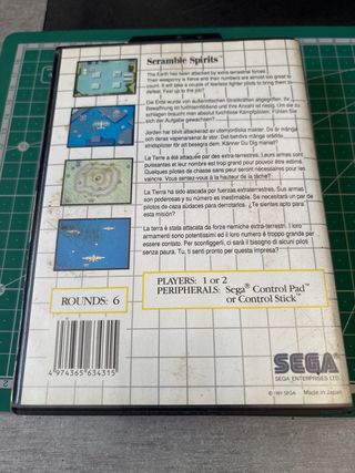 Caja juego Sega Scramble Spirits