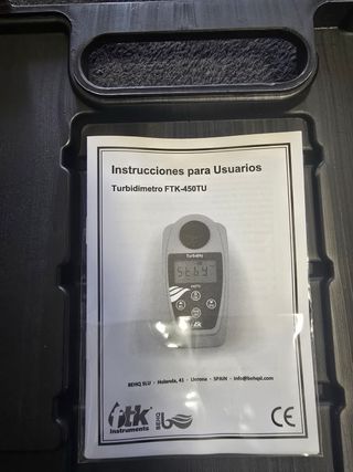 Medidor de turbidez FTK-450TU agua
