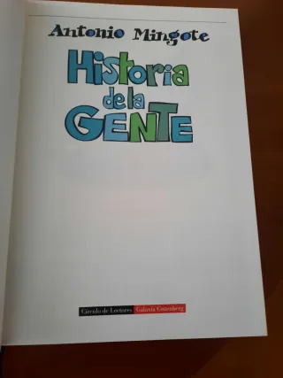 Libro Historia de la gente Edición limitada