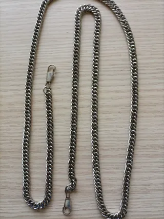 Cadena doble para bolsos