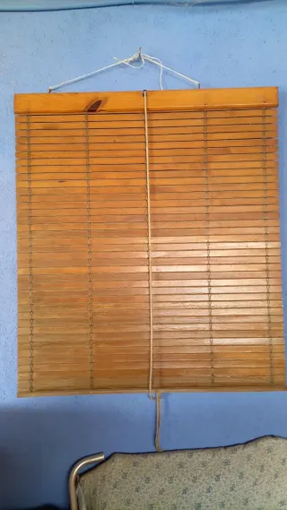 Persiana de madera antigua 108x95cm
