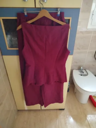 Conjunto pantalón y chaleco mujer