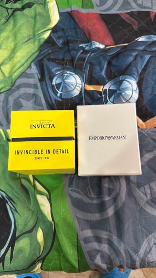 2 Relojes: Invicta y Emporio Armani