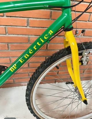 Bicicleta MTB 26 Shimano Verde y amarillo