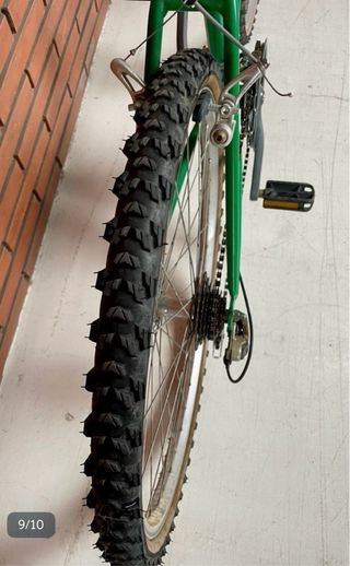 Bicicleta MTB 26 Shimano Verde y amarillo