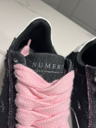 Zapatillas Numeris Talla 44 Negras y Blancas