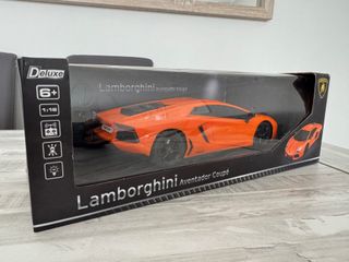 Coche Radiocontrol Lamborghini Aventador Naranja