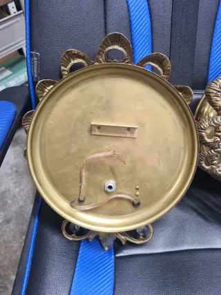 Apliques Vintage Pavo Real Cristal