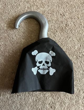 Accesorios Pirata: parche, pañuelo y garfio