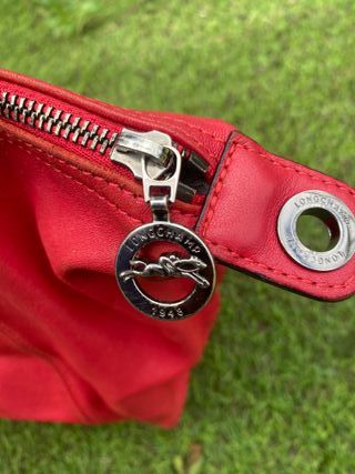 Bolso Longchamp Piel Rojo