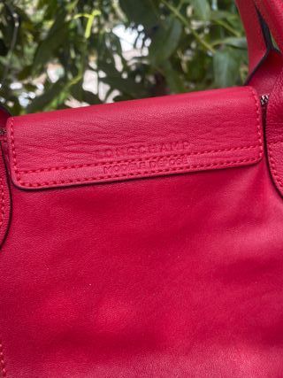 Bolso Longchamp Piel Rojo