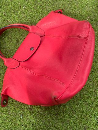 Bolso Longchamp Piel Rojo