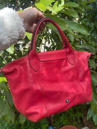 Bolso Longchamp Piel Rojo