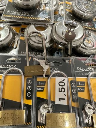 Candados Acero y padlock