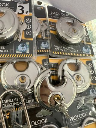 Candados Acero y padlock
