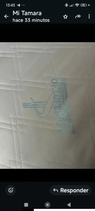 Colchón y almohada 1.35m