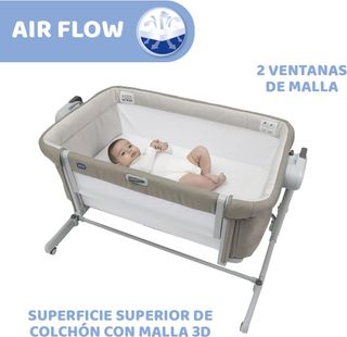 Chicco Next2Me Magic EVO, Cuna Colecho Bebé, con M