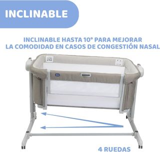 Chicco Next2Me Magic EVO, Cuna Colecho Bebé, con M