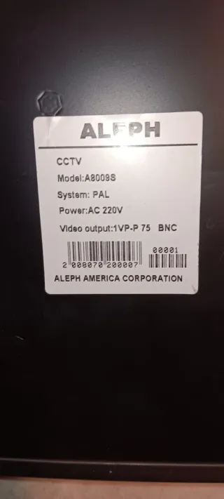 Grabadora Video CCTV A8009s