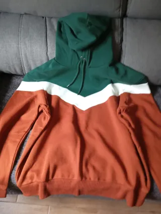 Sudadera con diseño de bloques de color