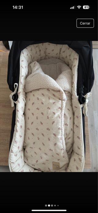 Conjunto saco capazo bebé walking mum