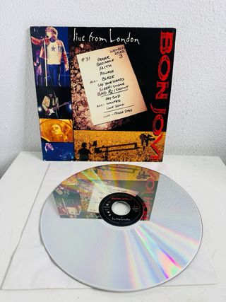 Bon Jovi Live From London Laserdisc