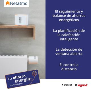 Netatmo NTH-ES-EC Termostato WiFi Inteligente para
