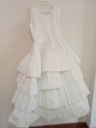 Cancán Novia Talla M Blanco