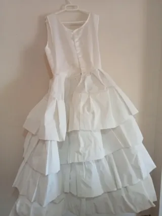 Cancán Novia Talla M Blanco